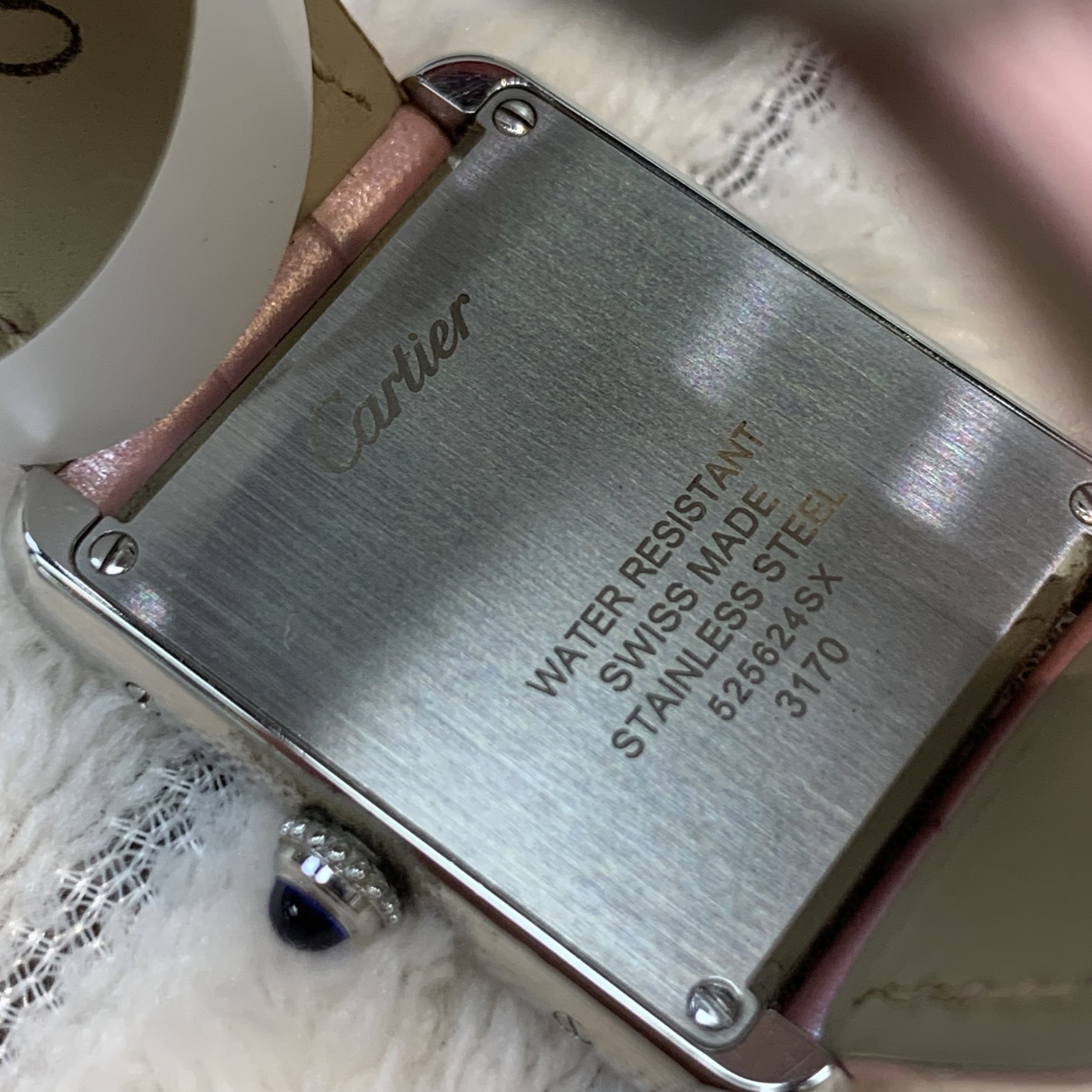 💌情人節送禮🎀Cartier Watch pink Tank Must