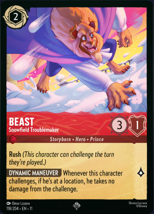 118/204 Beast - Snowfield Troublemaker SR