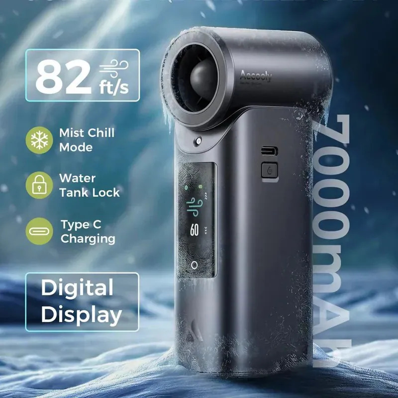 Aecooly 氣動冰霧高速風扇「噴噴風扇」【9/6 截單，預計 :9月中至尾發貨】