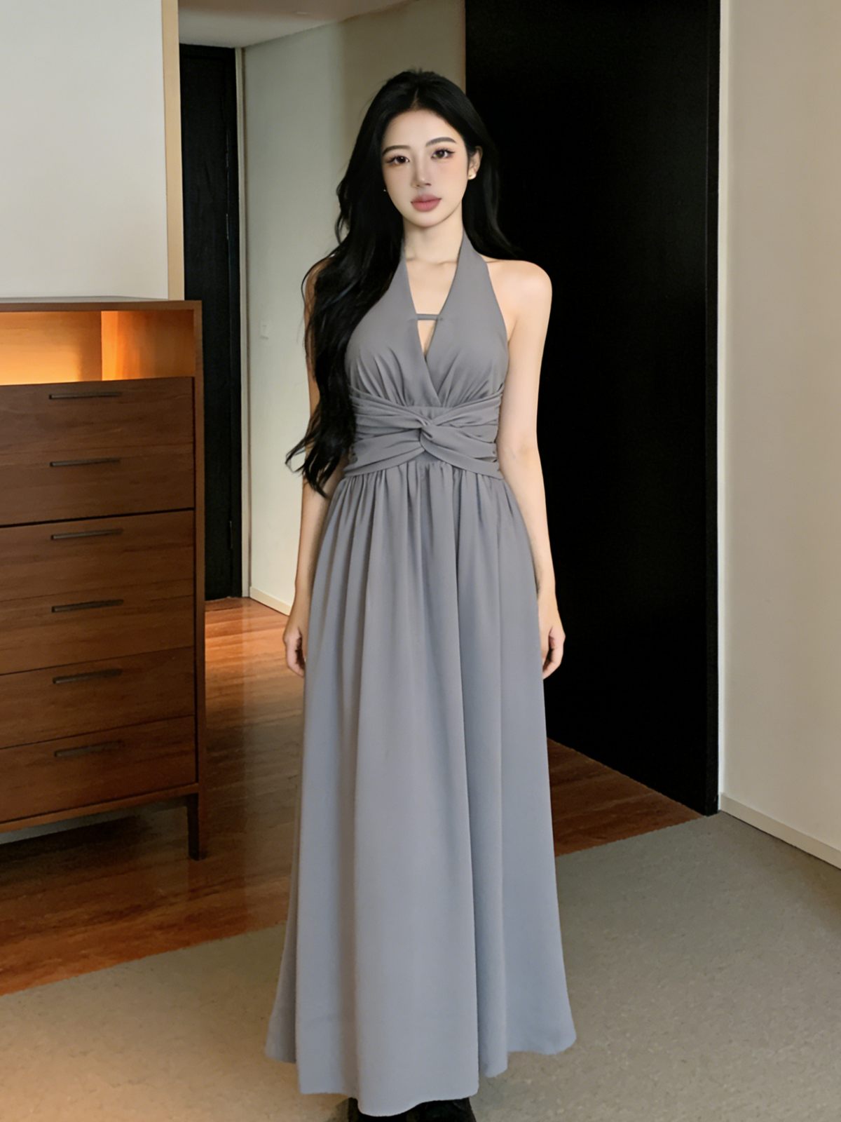 Ethereal Flow Midi Dress M152