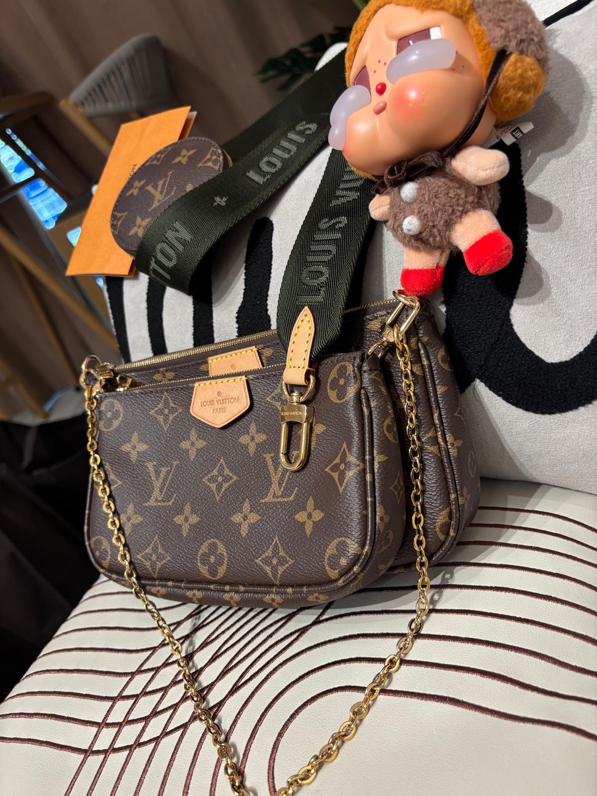 全新 Lv Multi Pochette Accessoires 5合1 100%Authentic ,全新unused ✅收據✅dust bag✅strap✅box 