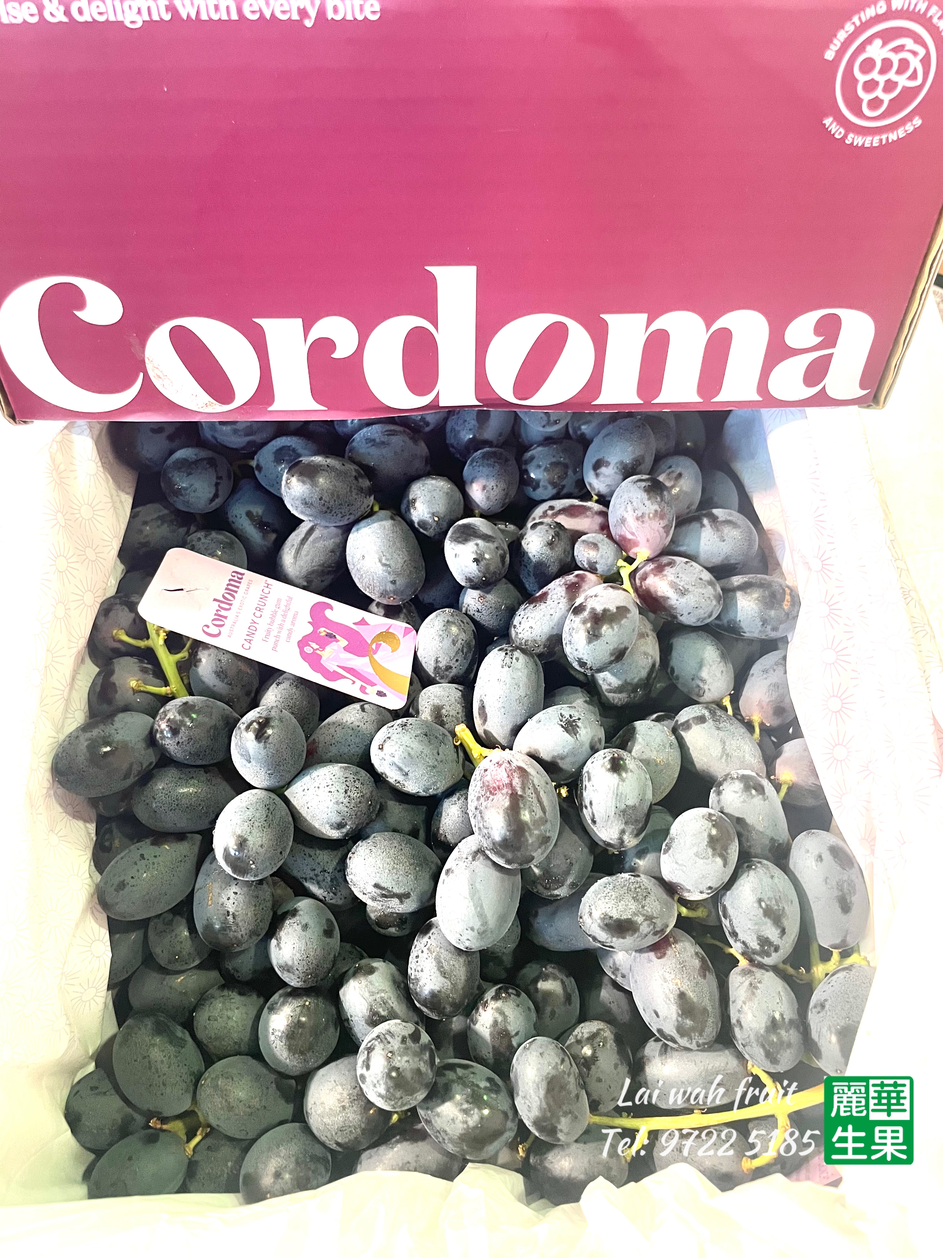 澳洲 【🍭棉花糖爽甜無核黑提子 🍇 】