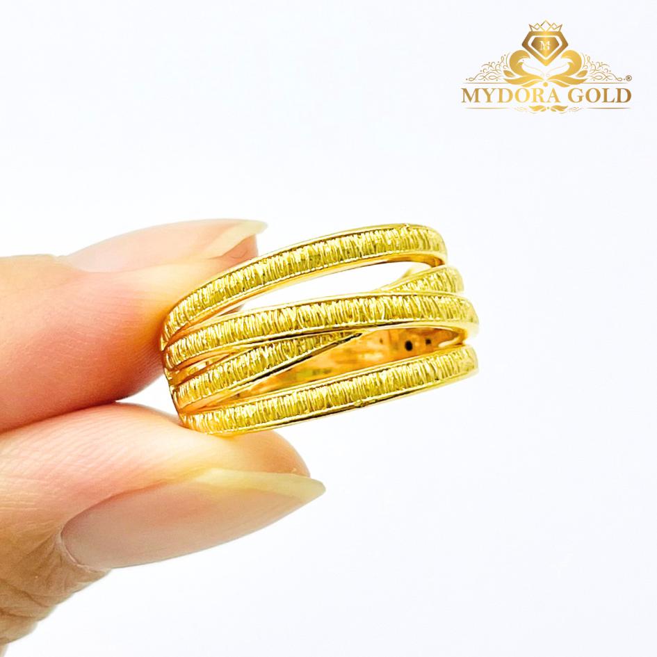 MYDORA Cincin Nabila Full Gold Liner (5G) l EMAS 916/22K