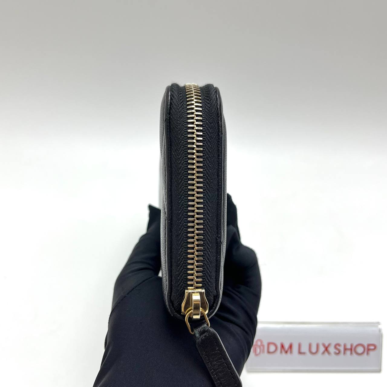 Chanel Black Lambskin 19 Zip Long Wallet (Microchip)