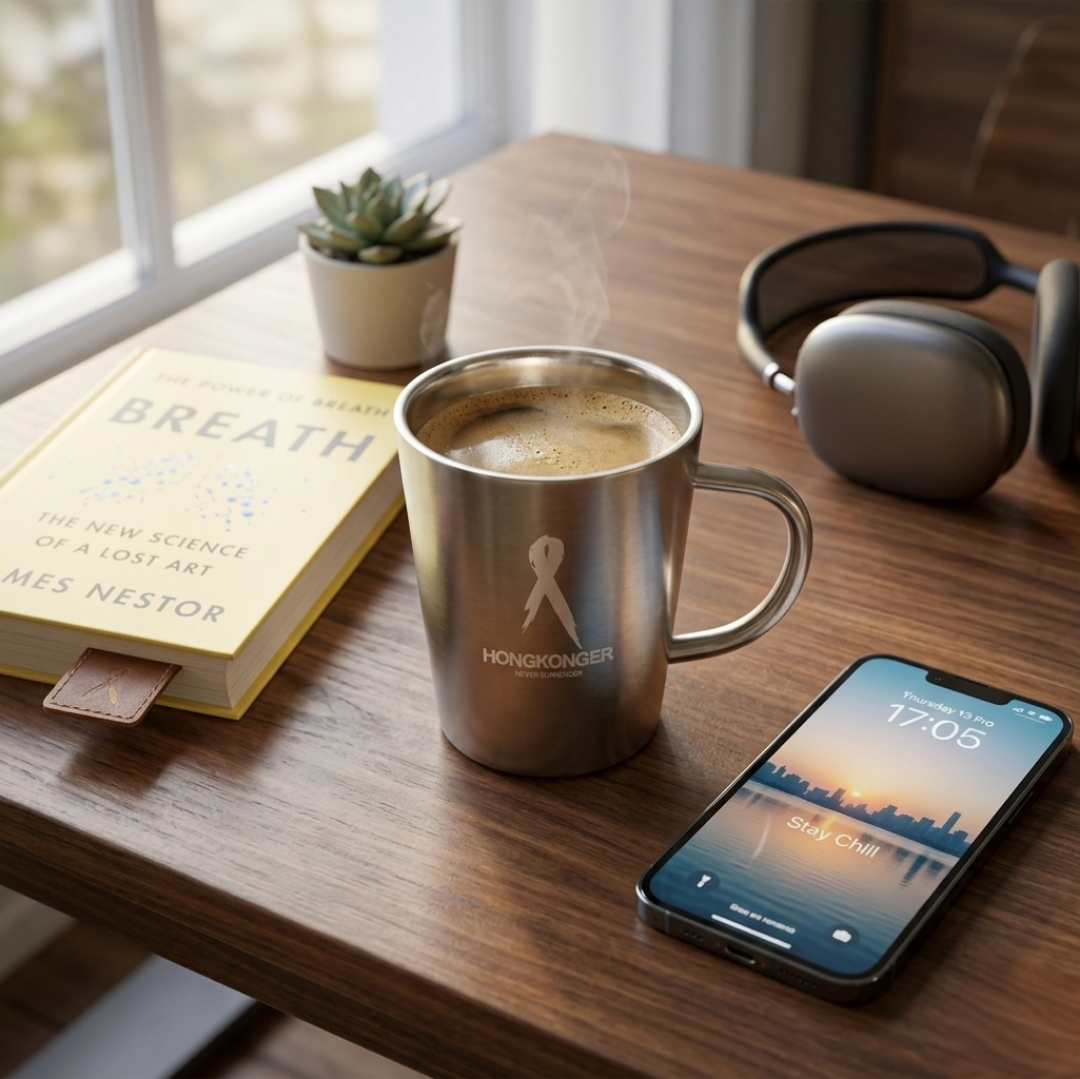 NEVER SURRENDER 不銹鋼雙層保溫杯