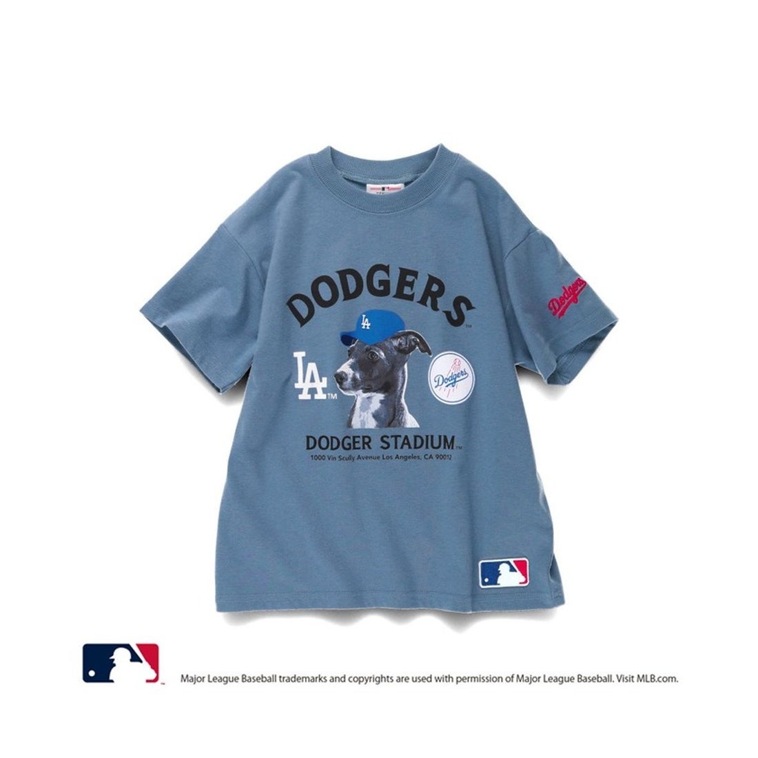 A0137 MLB藍色短袖