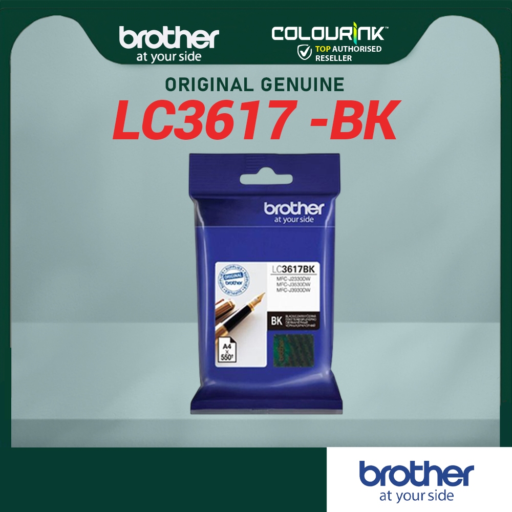 Brother LC3617 Original Cyan Ink Cartridge MFC-J2330dw /J2730dw / J3530dw / J3930dw lc-3617 lc3619xl