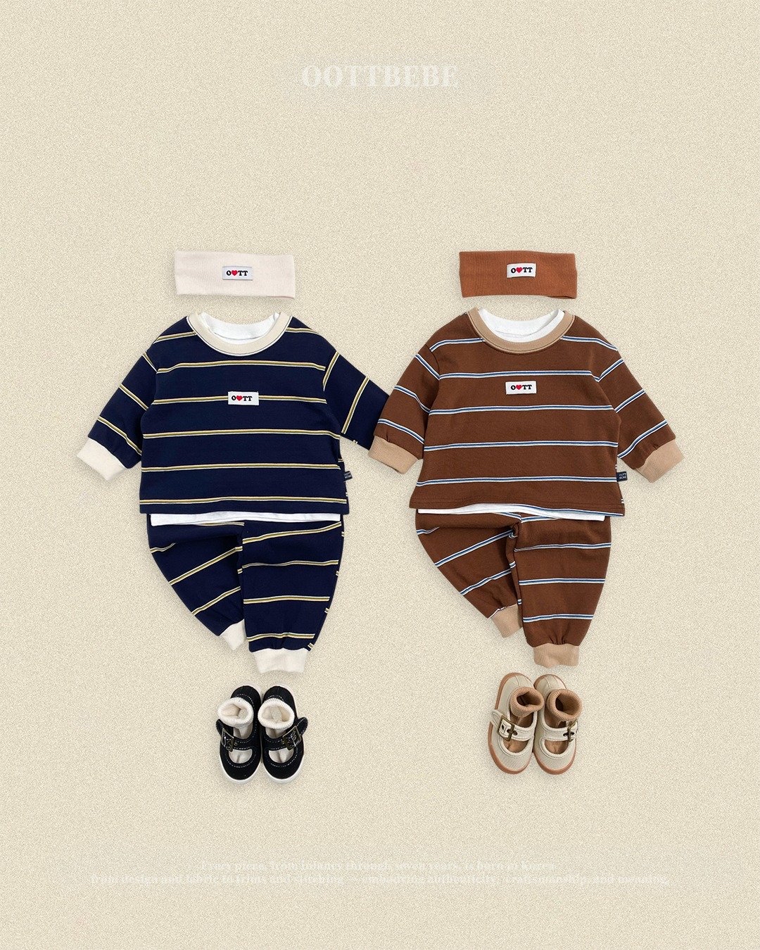 OOTT | Rookie Striped Two-Piece Set