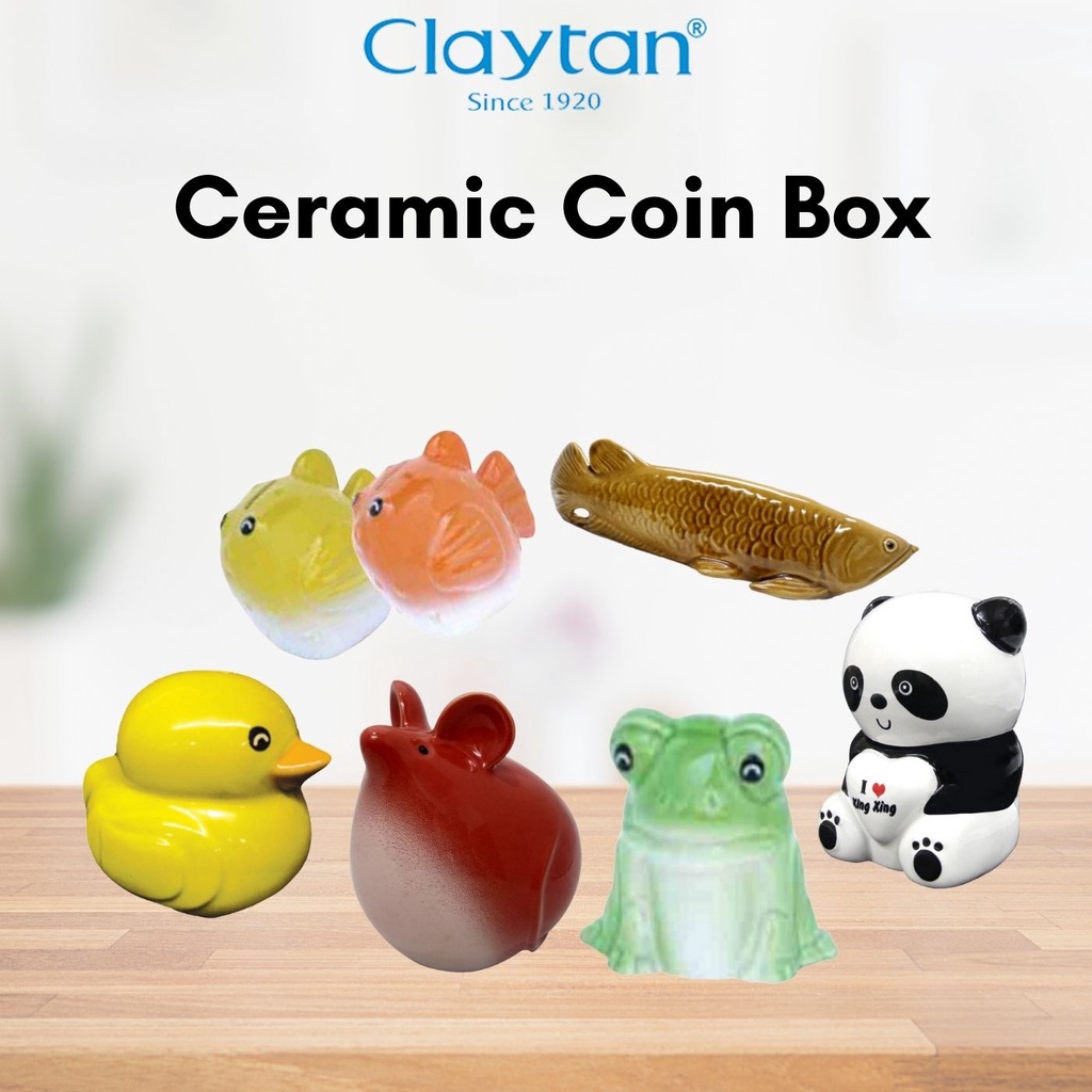 Claytan Coin Box - Animal Design