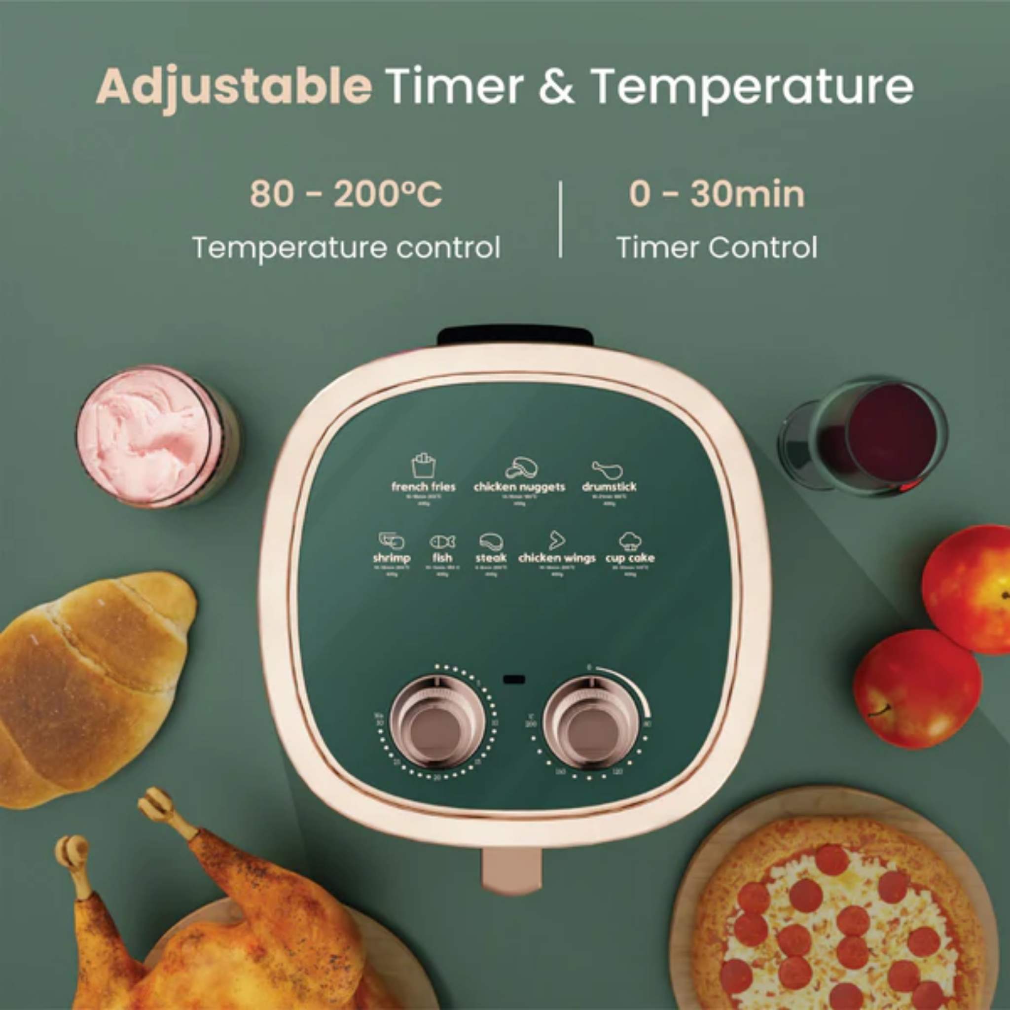 Russell Taylors 4.2L Analogue Air Fryer (Z1)