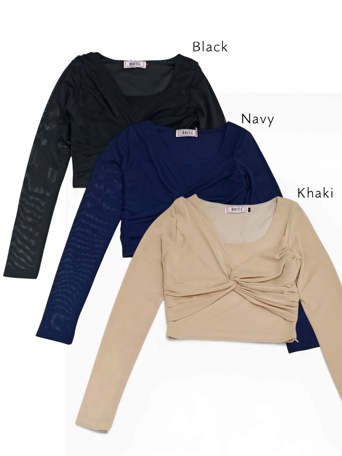 Velour Long Sleeve Square Neck Top M157