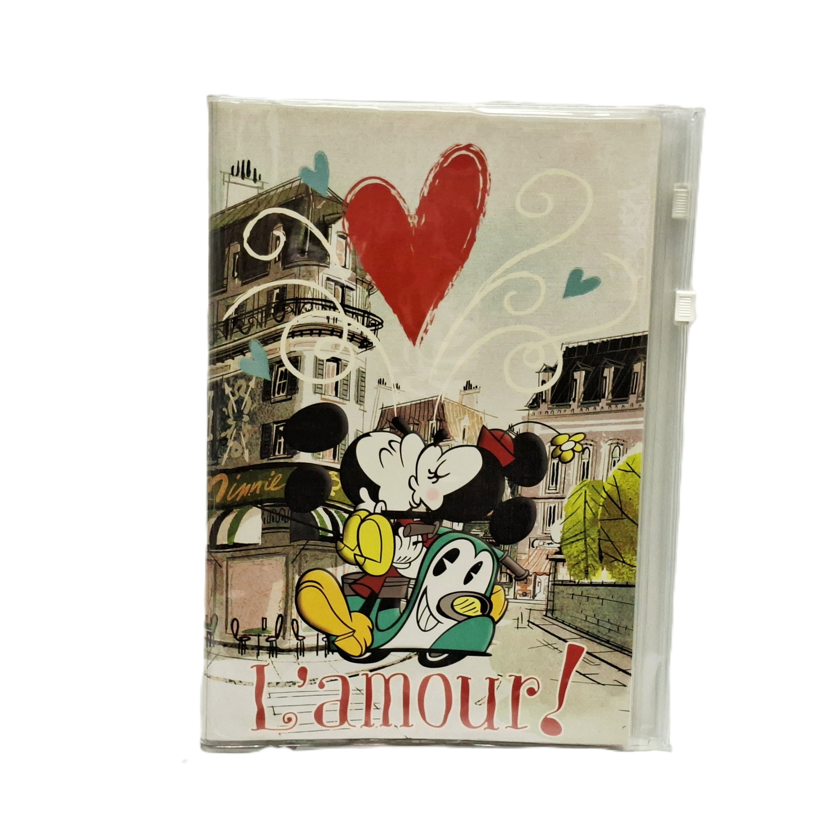 A5雙夾鏈收納筆記 Mickey And Minnie Mouse   (DPNA-25016A)