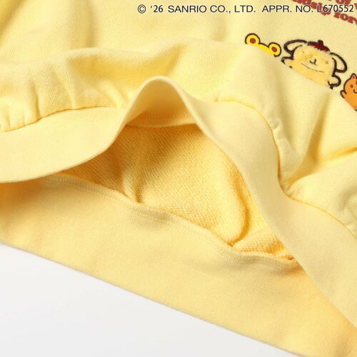 🆕【⭐訂購⭐】🇯🇵日本直送 #Kitty / #Pompompurin 層疊荷葉邊領 毛絨貼花 衛衣🌀 [ELJA-0148][261116]
