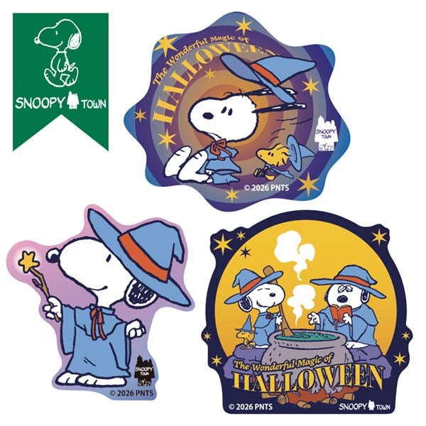 🌸 【預訂】Snoopy Sticker Set - MAGICAL HALLOWEEN