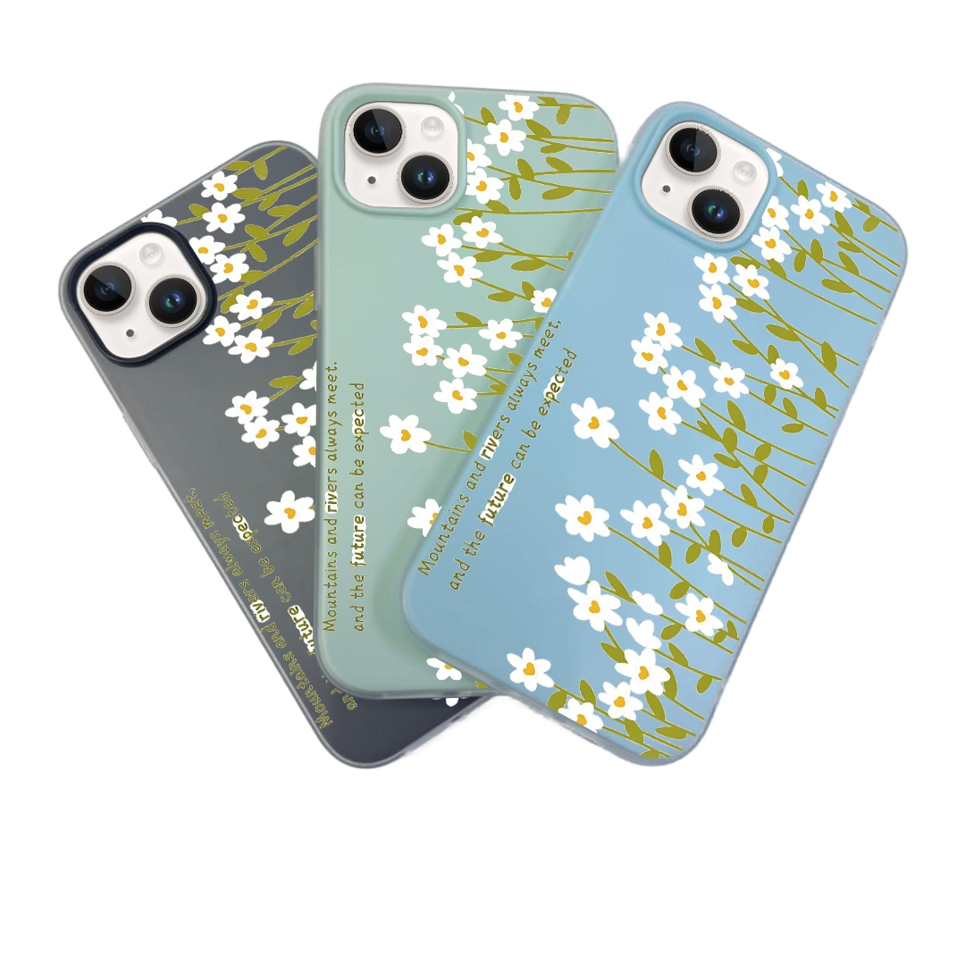 JELLY CASE PHONE FOR IPHONE - DESIGN FLOWER A1
