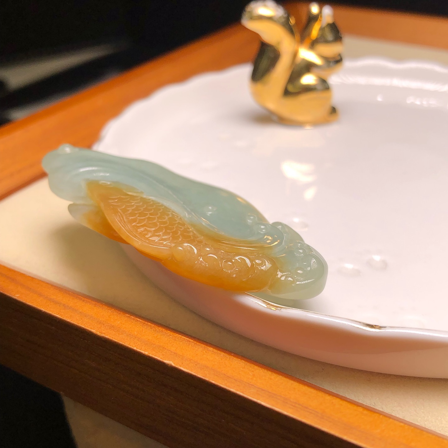 如魚得水手把件