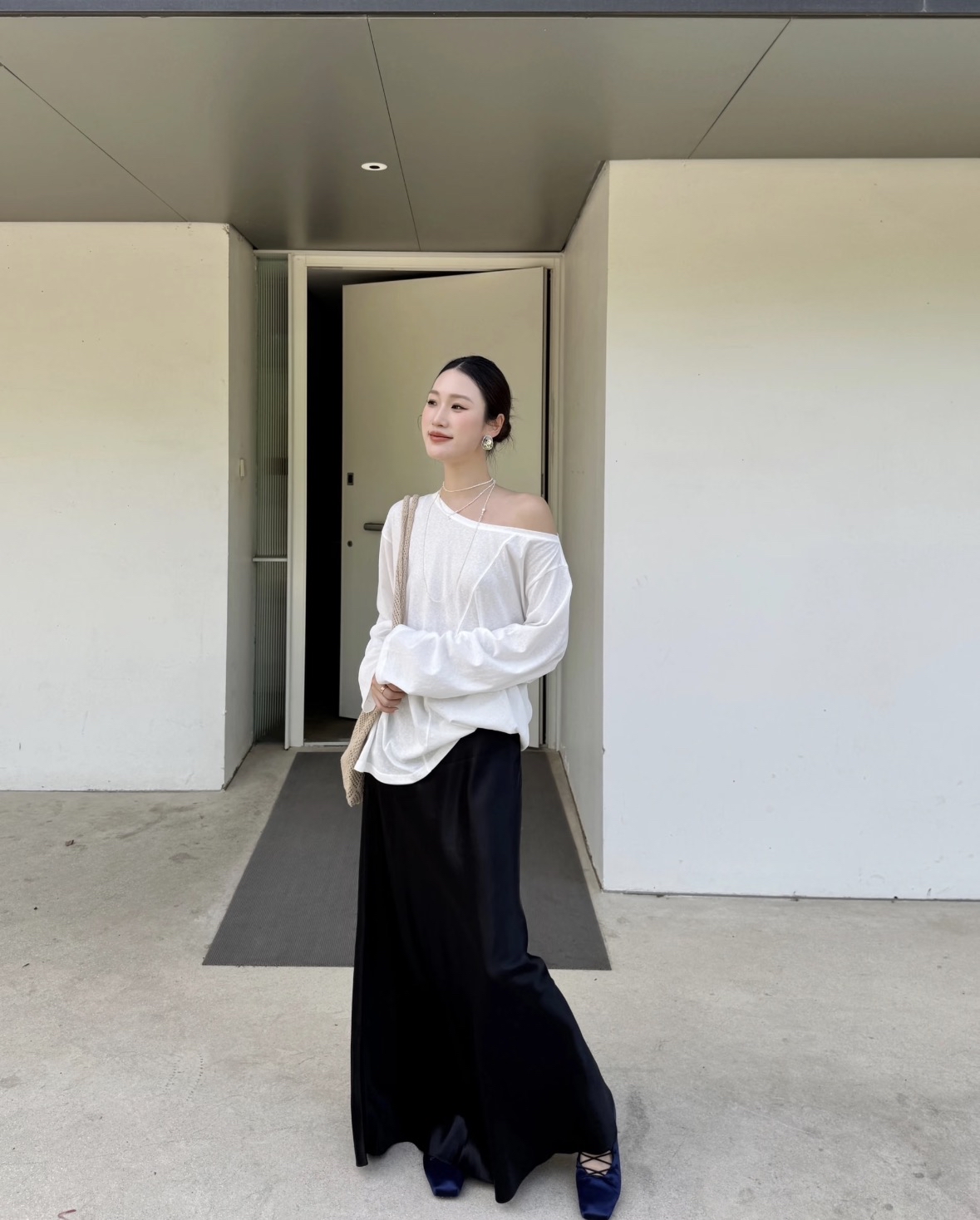 SK208.Matte 包臀鱼尾长裙