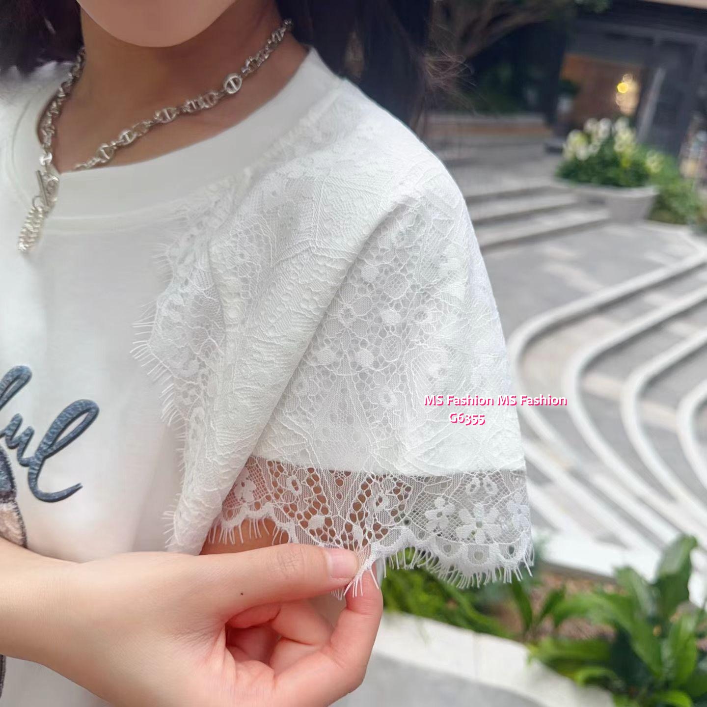 G6355 立體心心蝴蝶結top