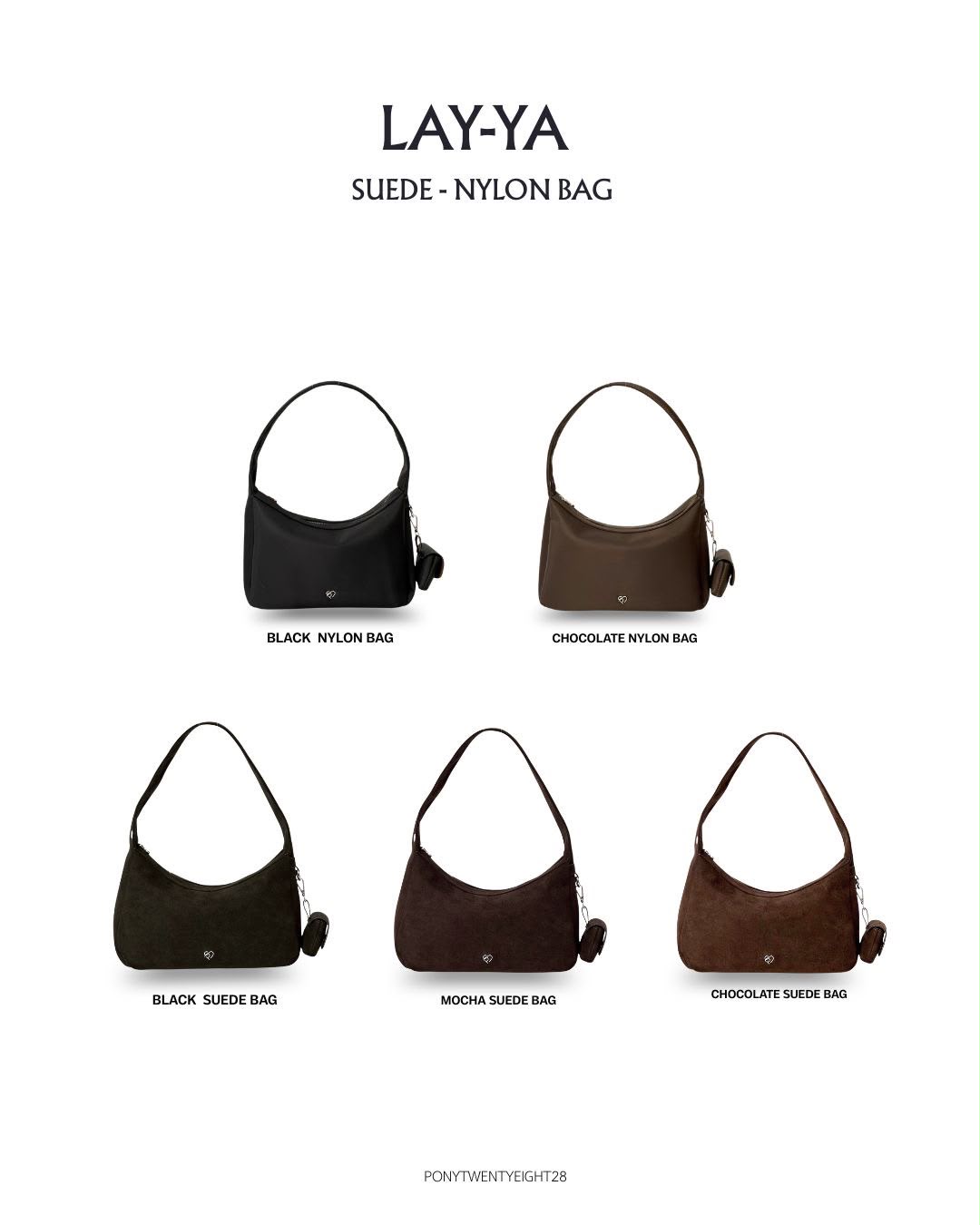 泰國人氣PonyTwentyEight - Lay-ya Bag 配送一個小袋⏰ 預購商品⏰
