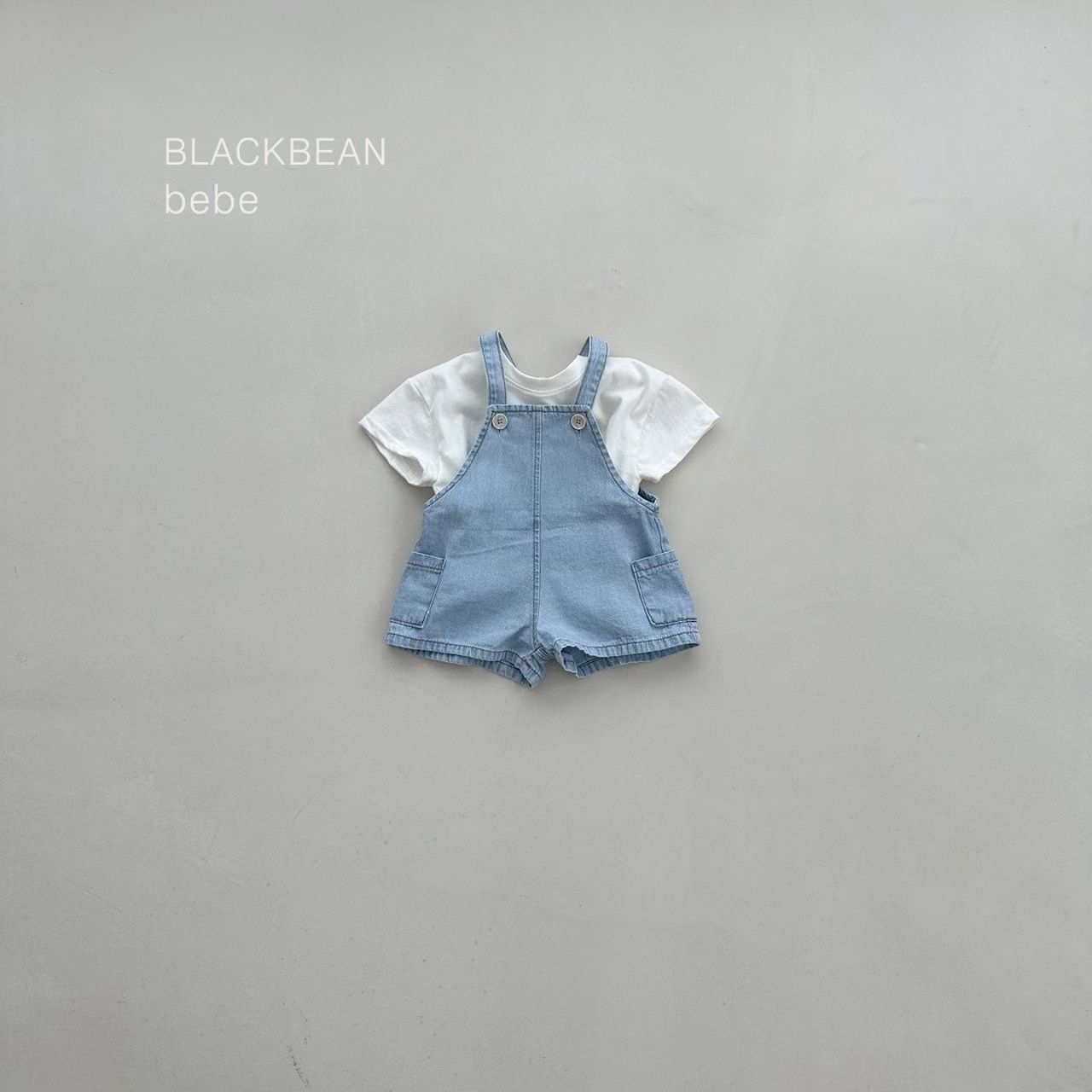 🇰🇷Blackbean&bebe 背帶褲+tee