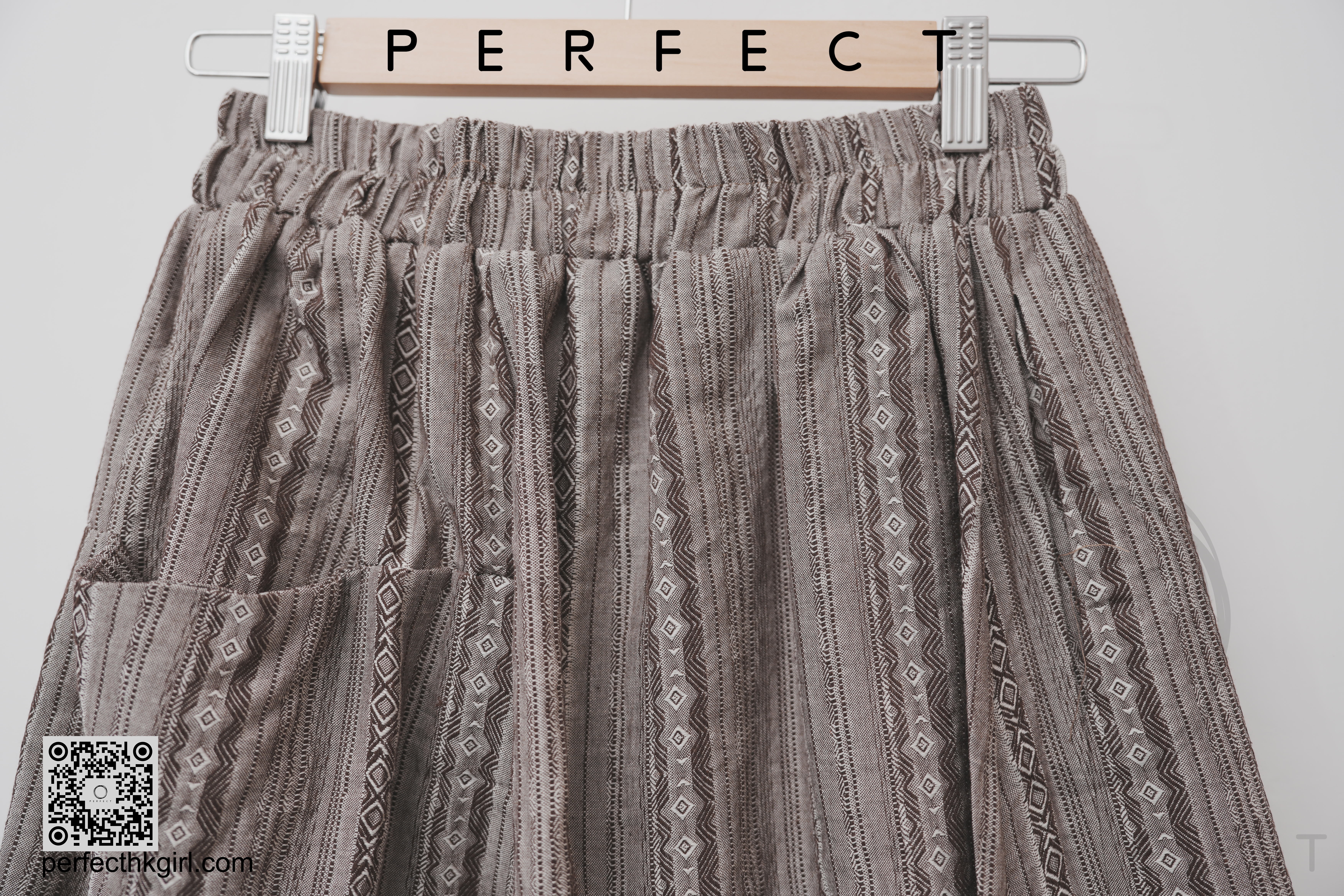 P0046_免皺關刀民族褲（大地啡色）