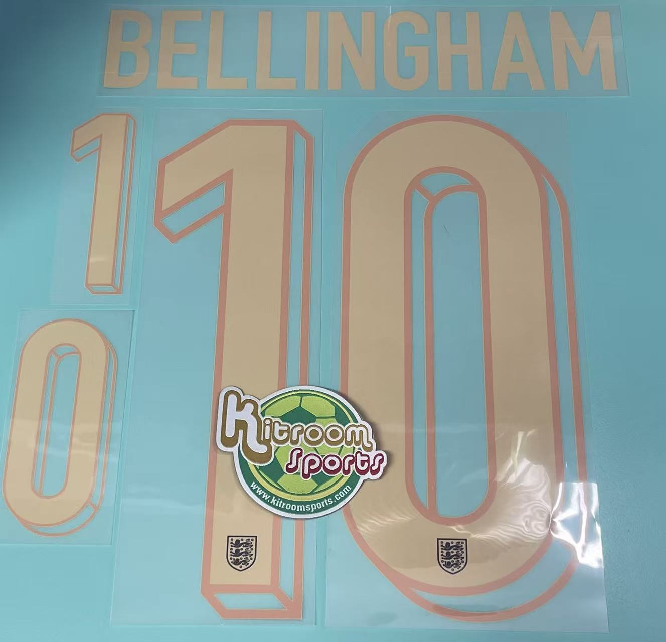 2024 England Away Nameset #10 BELLINGHAM