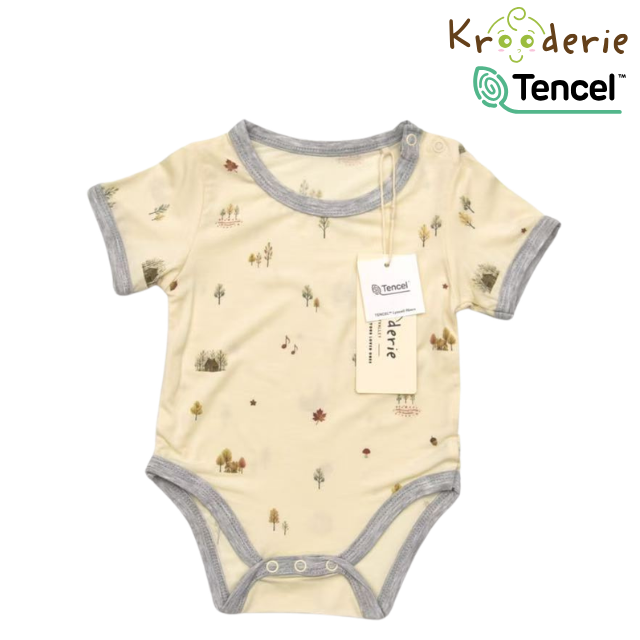 Krooderie TENCEL Short Sleeve Baby Romper
