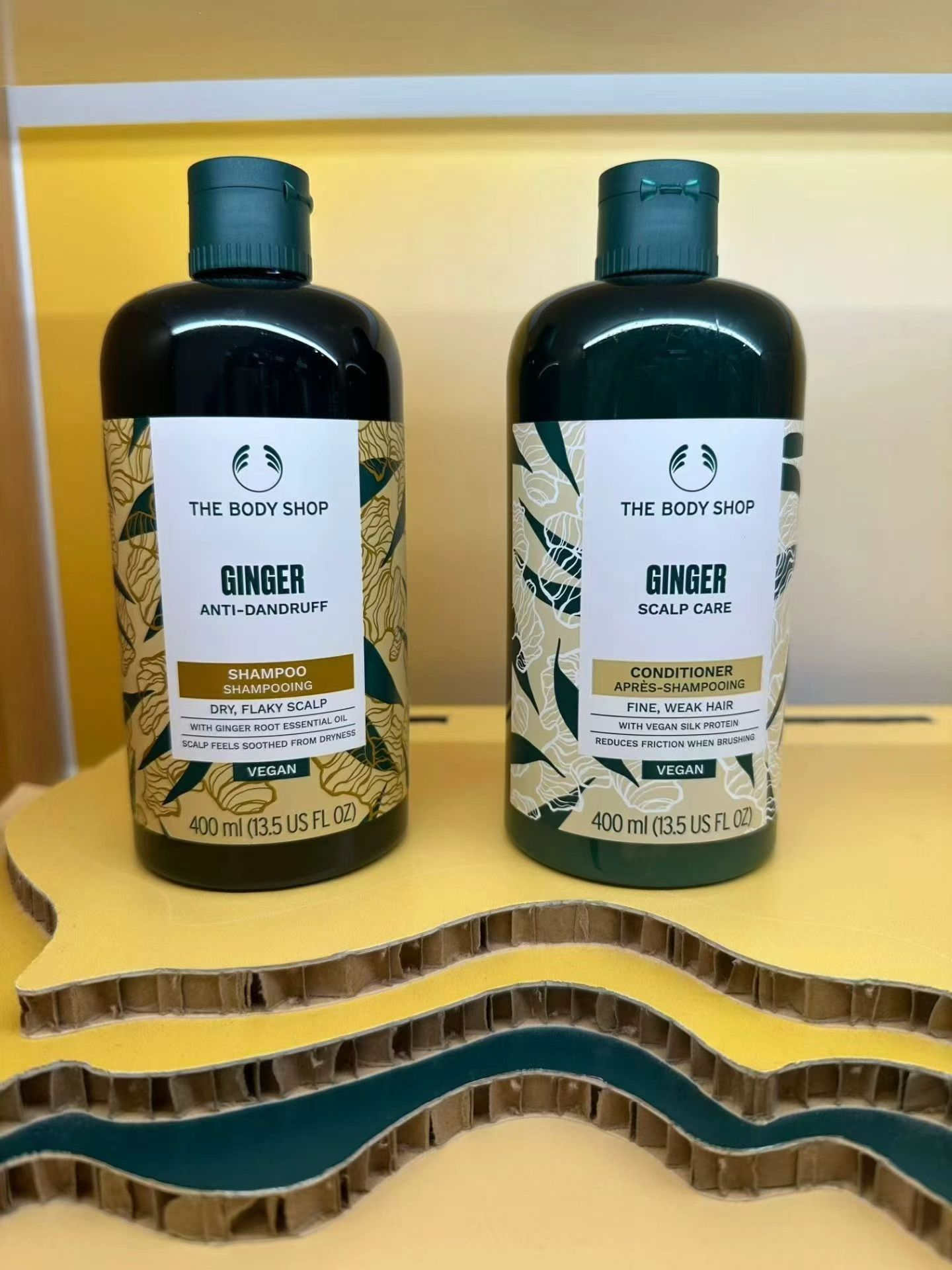 英國🇬🇧THE Body Shop生薑洗護系列400ml (新版）