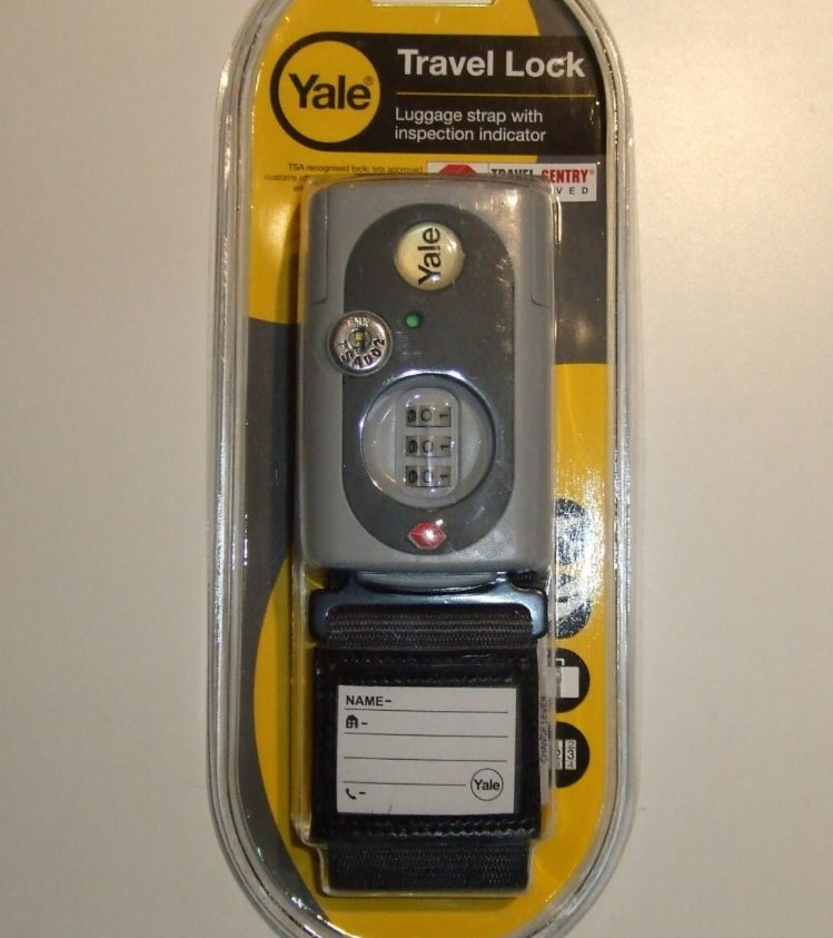 Yale行李識別帶密碼鎖