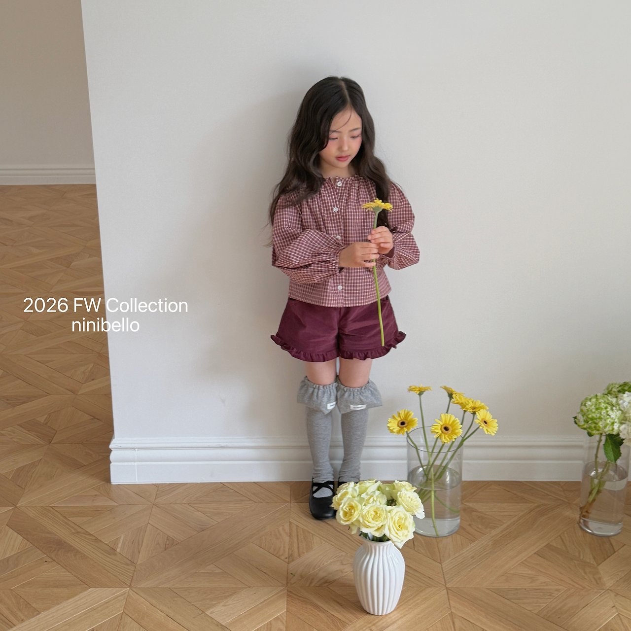 Ninibello | Heart Frill Corduroy Shorts 