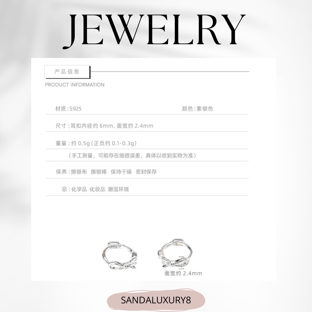 Ribbon Loop Earrings