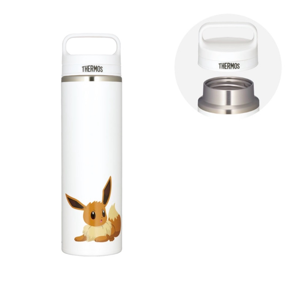 ✨連線商品需補運費✨THERMOS Pokemon聯名 真空斷熱保溫瓶 (600ml)
