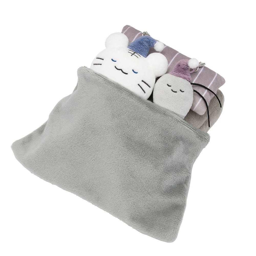 現貨｜Toraebi 可與床連接的裝睡小白虎與黑虎蝦 兔兔醫生 日版 吊飾 毛公仔 掛件 (384717)