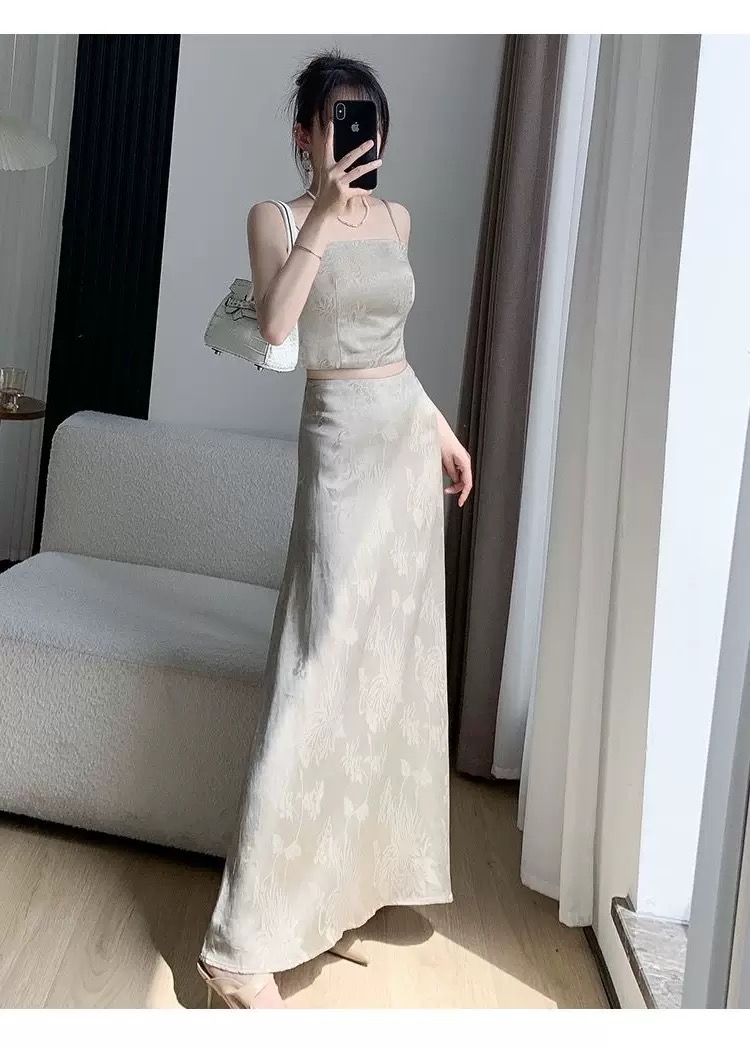 SK301提花半身长裙