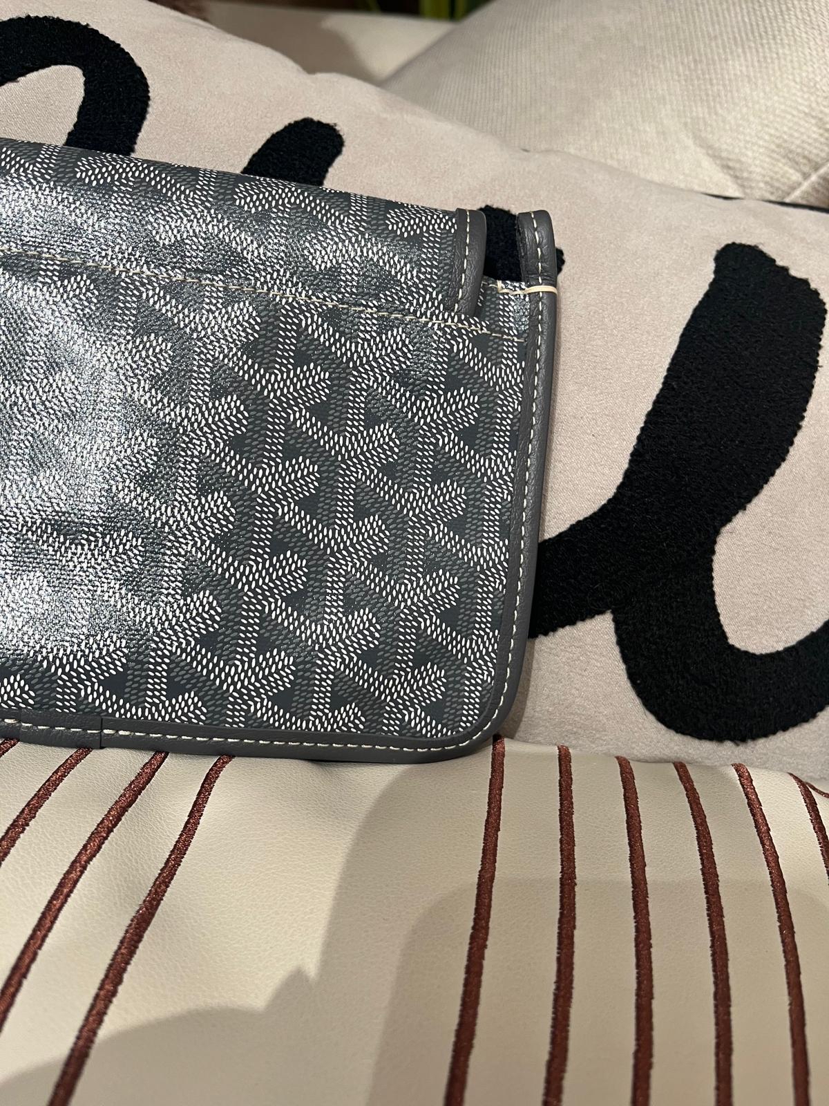 全新 Goyard plumet crossbody bag Grey 100%Authentic ,全新未使用品 ✅tap✅dust bag 