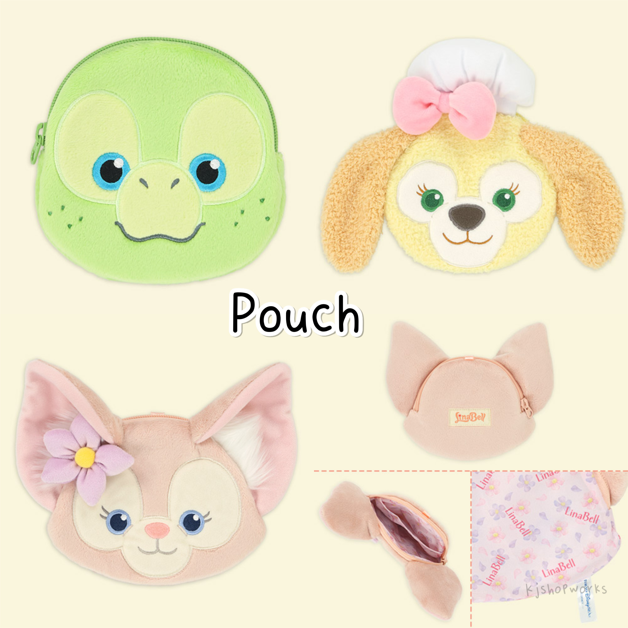 預訂 東京迪士尼 Wonders By Your Side 大頭 Pouch 
