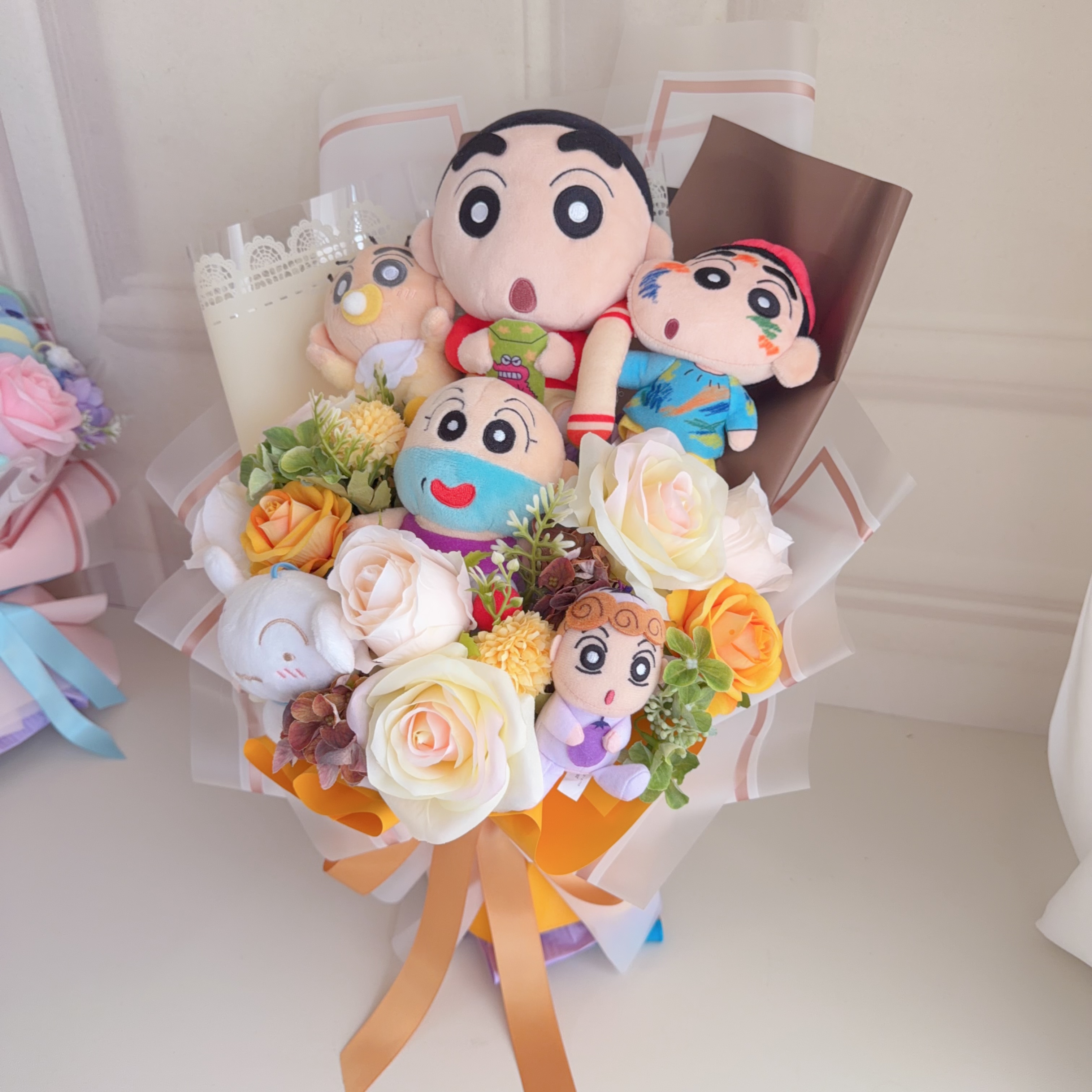 (現貨) 小新公仔花