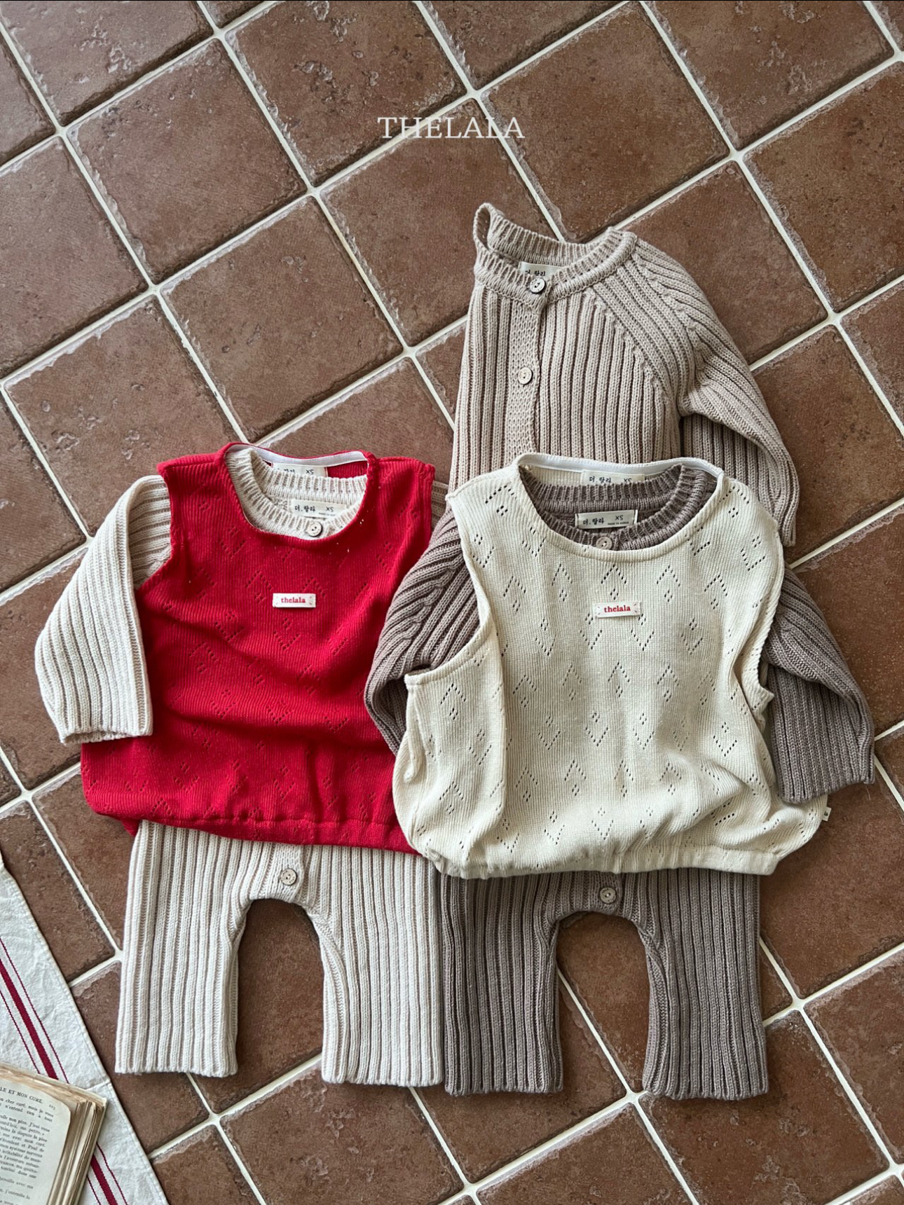 🌸預訂 韓國直送🌸🇰🇷THELALA兩色標籤通花背心胸衣