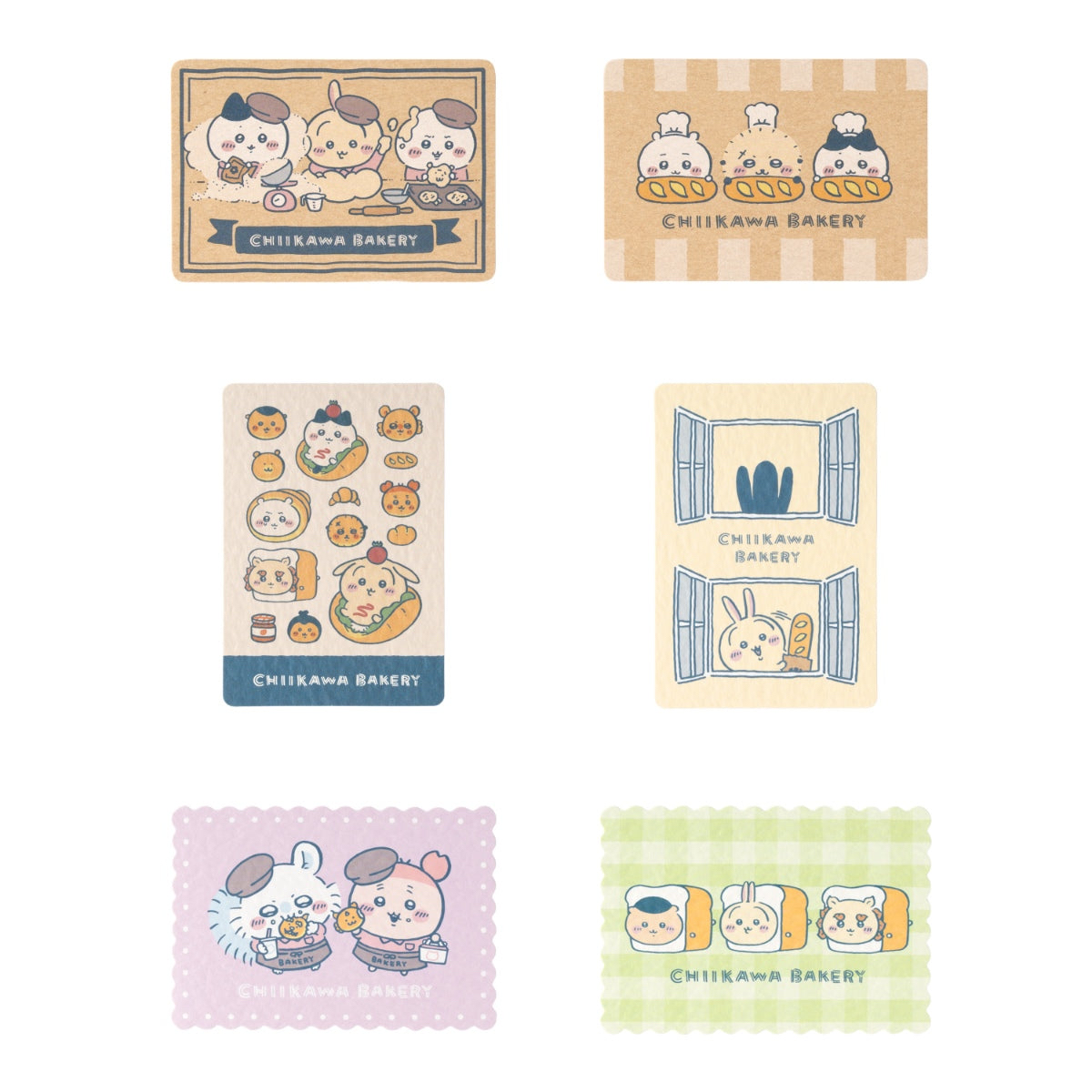 🎀【預訂】Chiikawa Bakery 麵包店積分卡盲盒