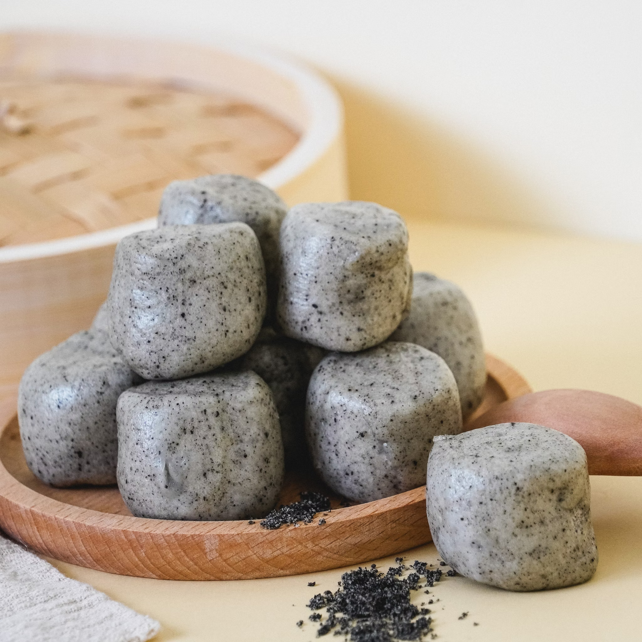 嚴選台灣高質品牌 沐甄豆 豆漿芝麻QQ米饅頭  24個裝 全單滿$500或以上，包順豐冷運到順豐自提點