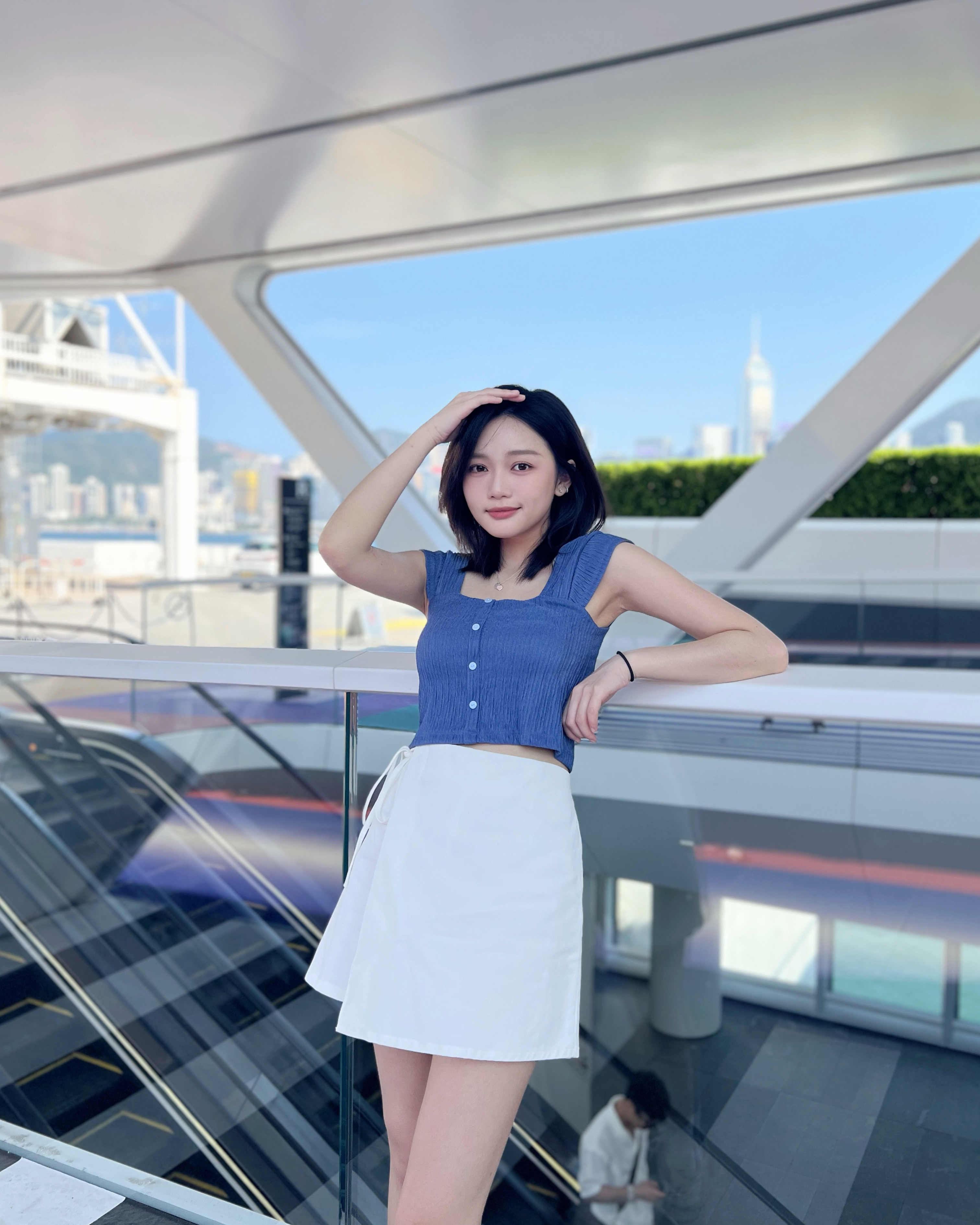 ♡︎TH - 涼感排扣小飛䄂上衣