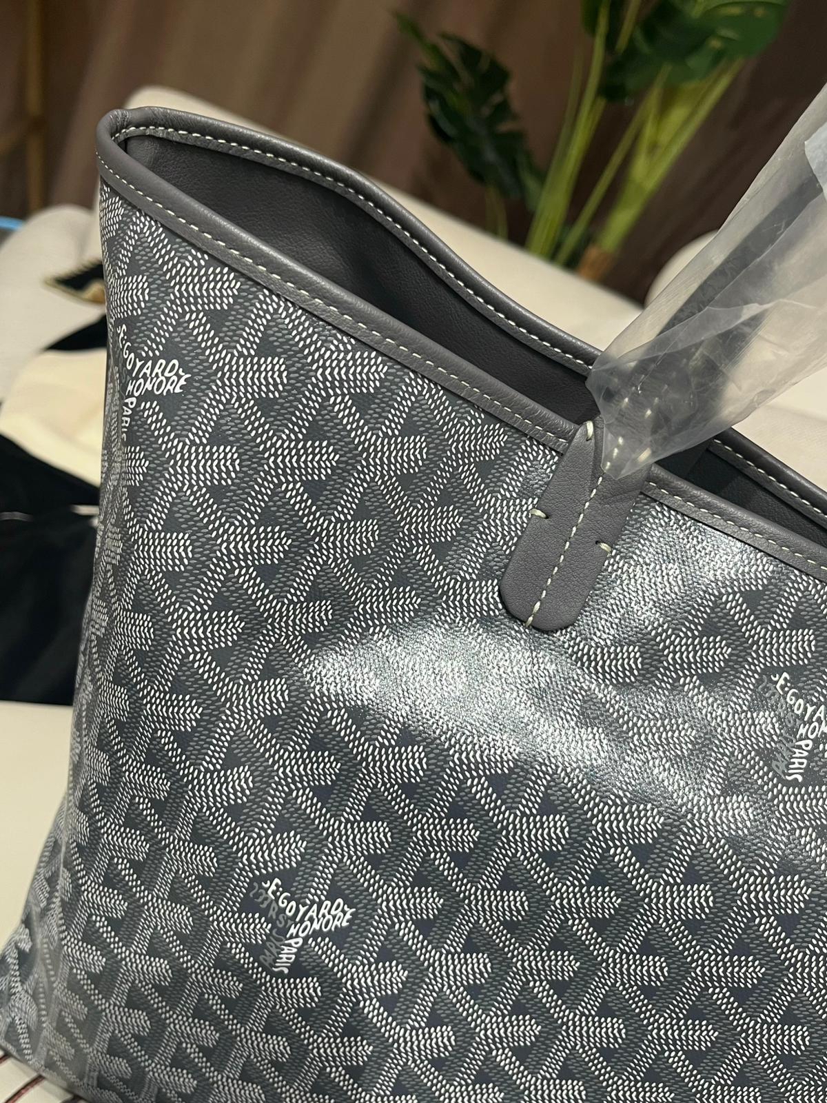 全新 Goyard Anjou pm grey 100%Authentic,100%new ✅收據✅dust bag