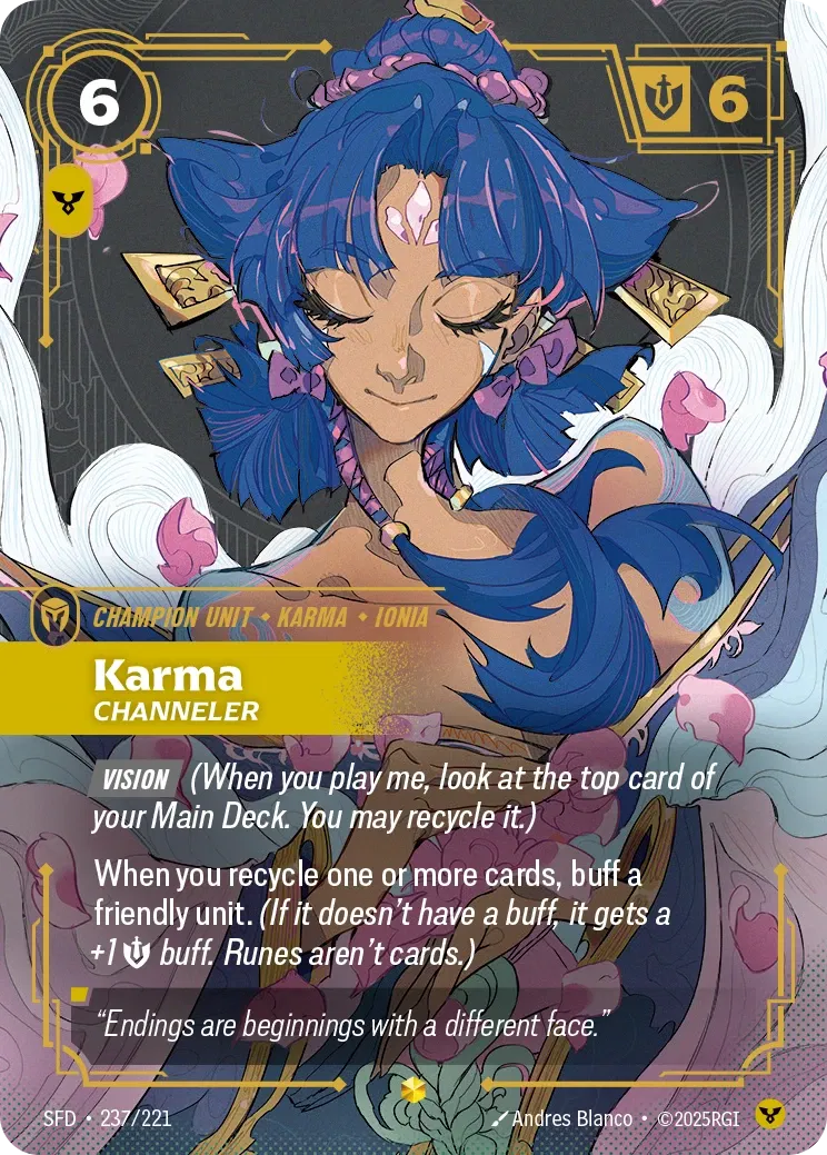 [ Spiritforged - Overnumber ] SFD-237/221 Karma Channeler