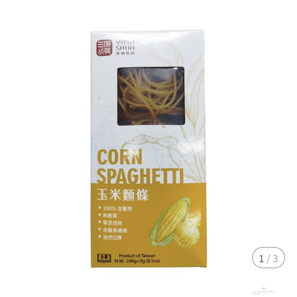 源順 無麩質玉米麵條 240g