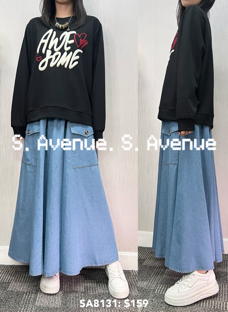 SA8131: 長袖awesome靚料衞衣