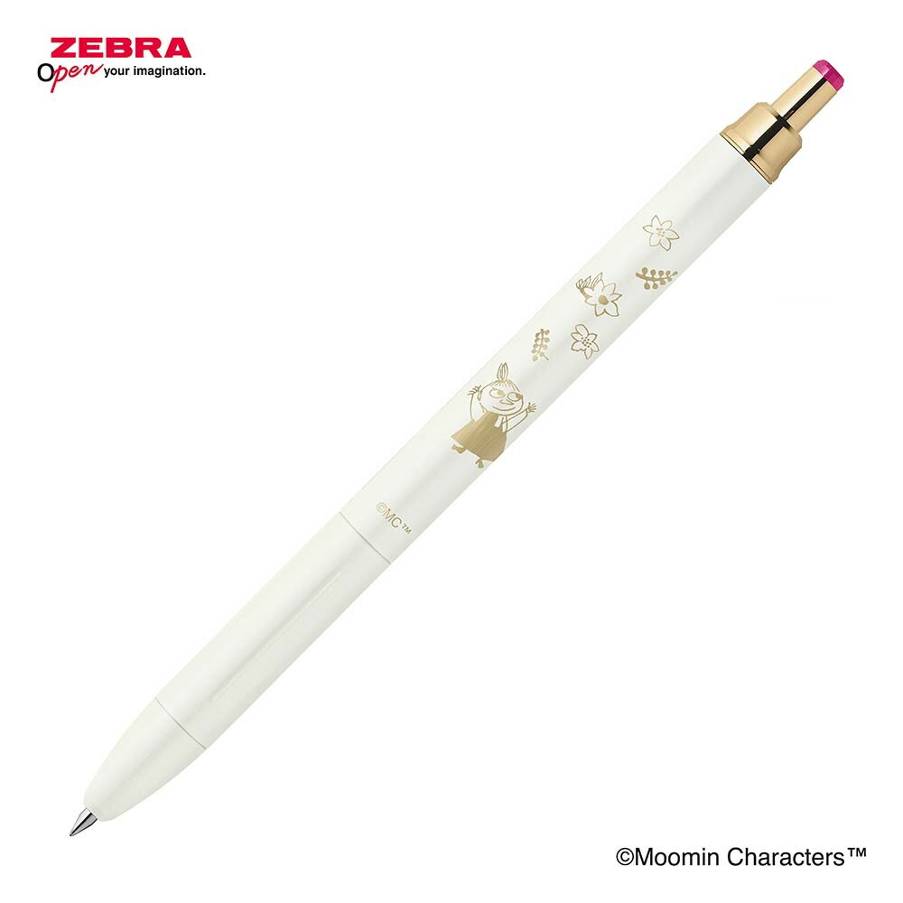 現貨｜限定 Little My 阿美 Moomin 姆明 Zebra SARASA Grand 復古色 金屬筆桿 0.5mm 黑醋栗紅色 Cassic Black 啫喱筆 (P-JJ57-MM2-VCB)
