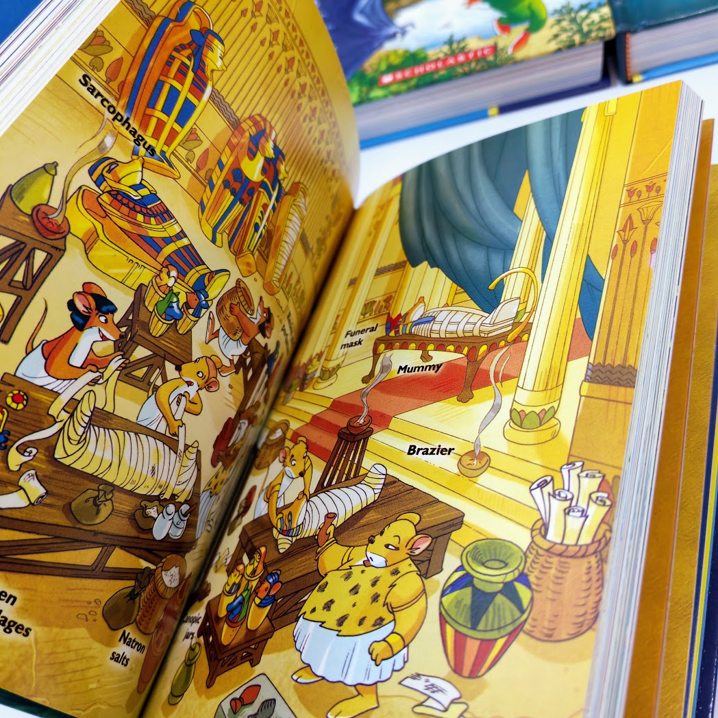 Geronimo Stilton Journey Through Time 8 books 老鼠記者時空穿梭世界8冊    S66