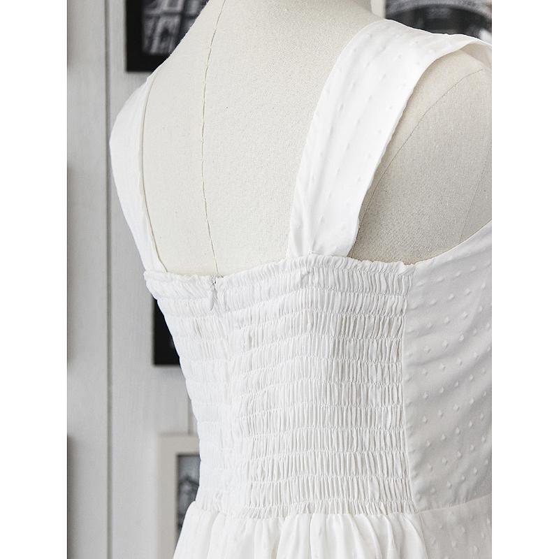 (SOLDOUT) Roman Holiday Sweatheart White Dress(FM021)