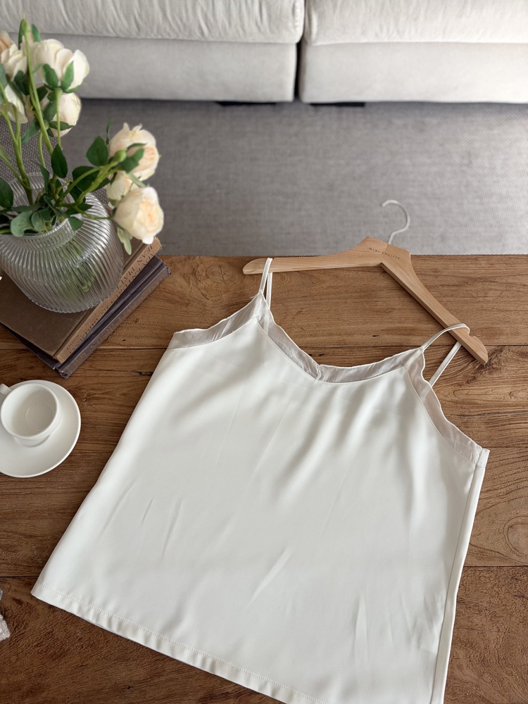 Silky Adjustable Cami (Ivory)