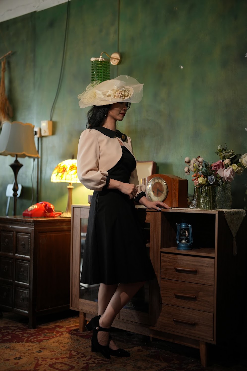 (Last M)1950s Style Classic Baby Collar Bolero (FM199)